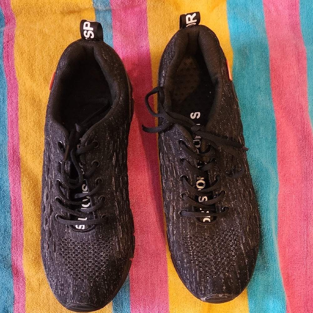 Men's Athletic Running Shoes - Black